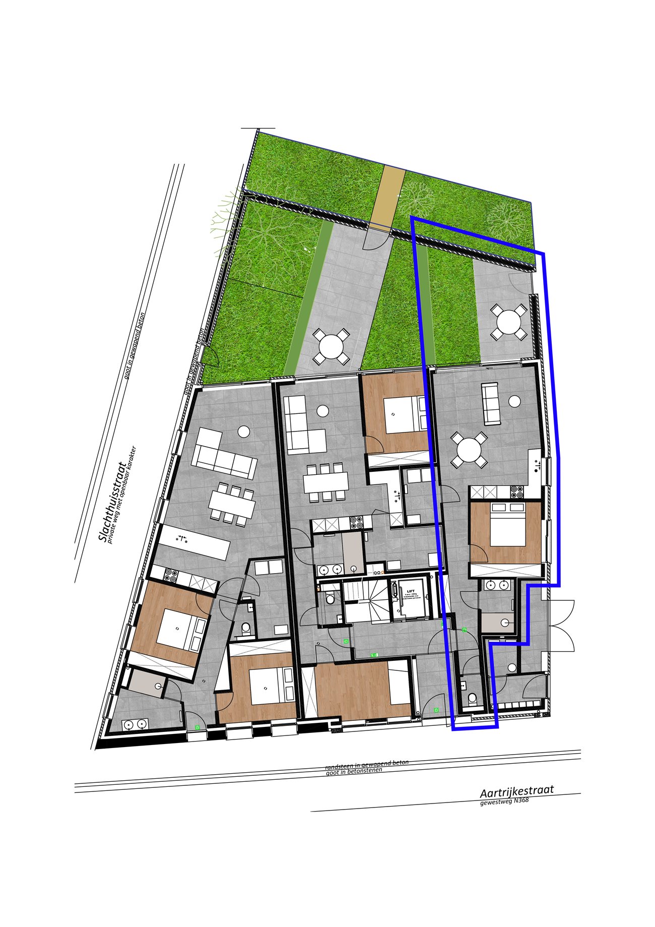 Appartement 00.02, Residentie De Lelie