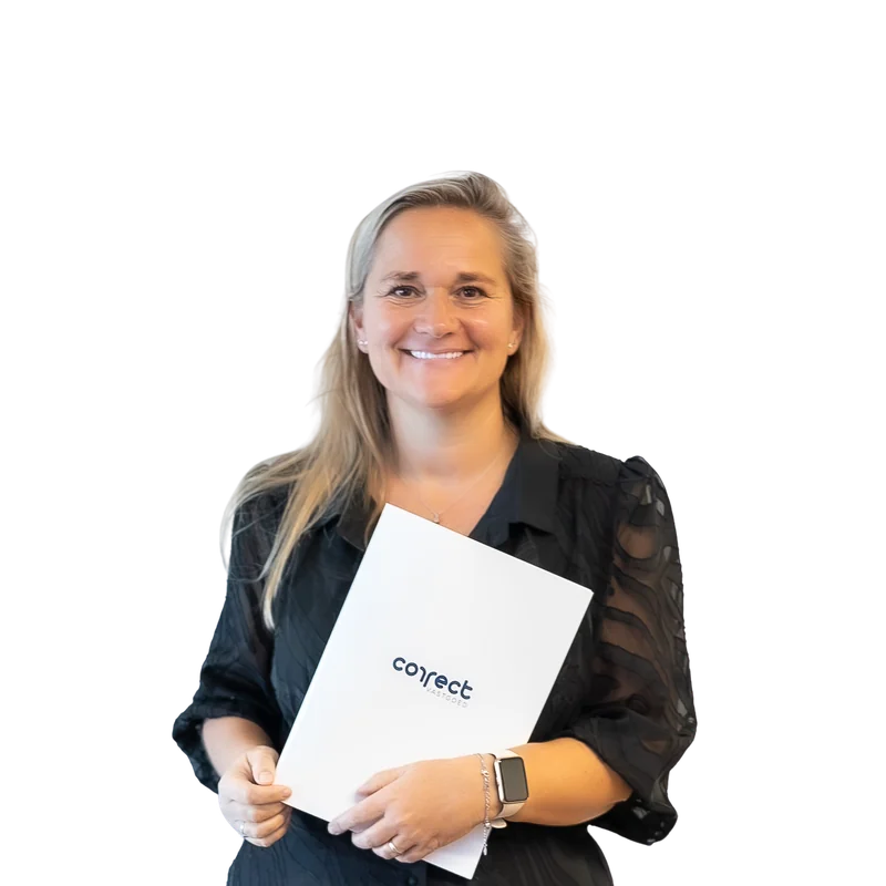 Stefanie Vincke, administratie bij Correct Vastgoed